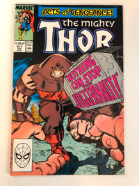 First app. New Warriors in Thor #411 comic approx. 9.2