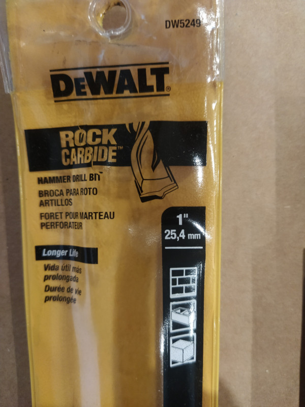 Dewalt Mèche à maçonnerie / masonry drill bit, 1 po x 12 po dans Outils électriques  à Longueuil/Rive Sud - Image 2