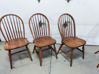 Oak dining chairs 