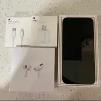 iPhone 13 128GB **Airpods Pro/Adapter Pkg/Delivery**
