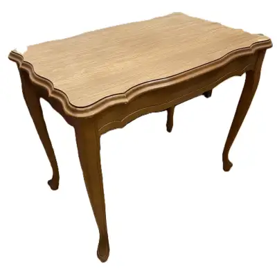 VINTAGE French Provincial Wooden Side Table 27.5x17.5x22.5, View more