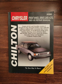 Chilton Chrysler Front Wheel DrIve Cars