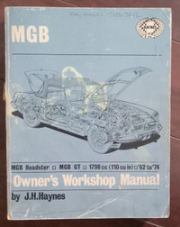 Two MGB Haynes Manuals