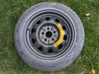If it is here, still available. See attached Pictures. I have one Spare Tire on Steel Rim 205-55R-16...