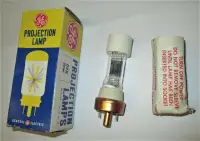 VINTAGE GENERAL ELECTRIC PROJECTION LAMP BULB DEK/DFW, 500W/120V