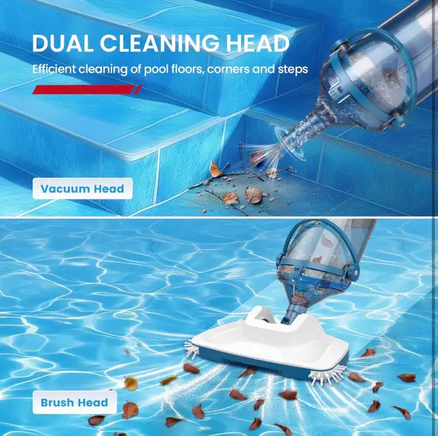 Enhulk PC15 Pool Vacuum for Above Ground & Inground Pools in Hot Tubs & Pools in Kitchener / Waterloo - Image 4