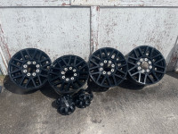 Black Ford F350 wheels 20” 8x170