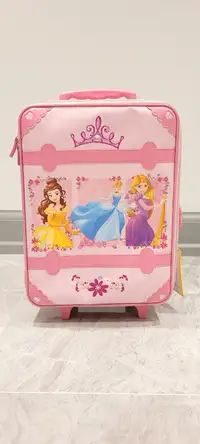 Barbie luggage suitcase with neck pillow
