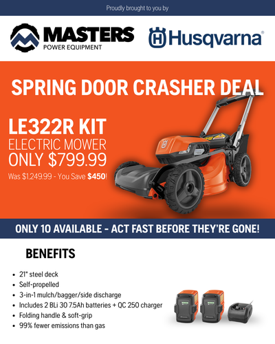 Husqvarna LE322R Electric Push Mower ON SALE!, View more