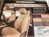 Custom fitted seat covers for Chev cargo Van