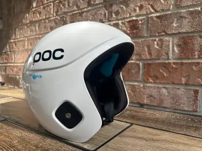 POC spin professional ski racing helmet. Featuring Race Lock for a secure fit and updated to include...