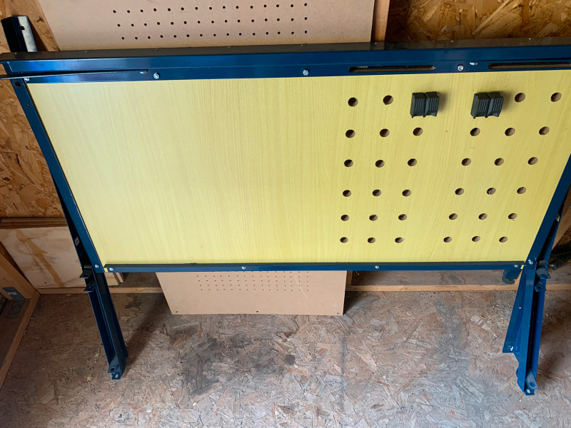 mastercraft wall mounted folding workbench Tool Storage & Benches