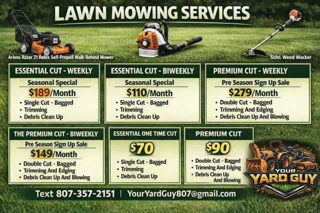 yard work and more!441533286980014080
