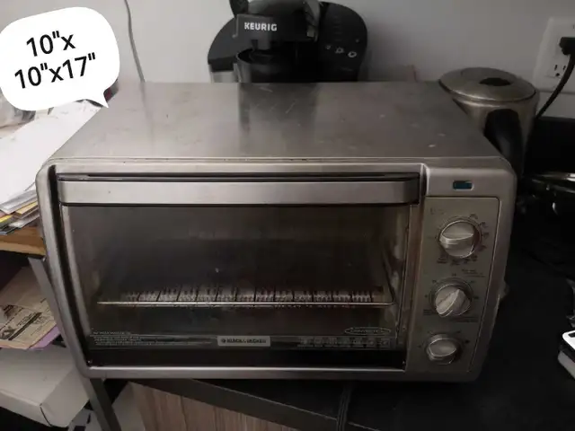 Black and Decker Toaster Oven larger size, pizza in Toasters & Toaster Ovens in Lethbridge - Image 2