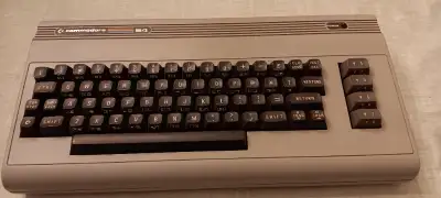 Vintage Commodore 64 computer and accessories, View more