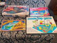 Vintage Assorted games and Toys