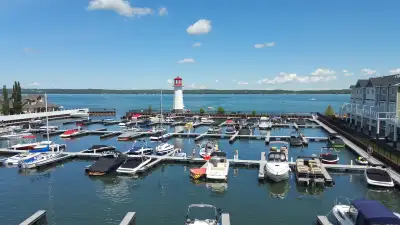 Skip The Launch Line — Enjoy Sylvan Lake all season without the hassle — rent our private boat slip...
