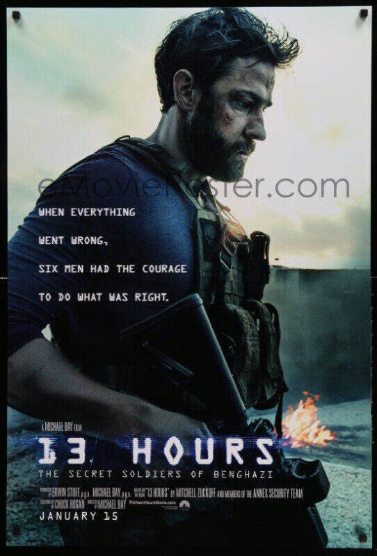 13 HOURS: THE SECRET SOLDIERS OF BERGHAZI ORIGINAL MOVIE POSTER in Arts & Collectibles in Truro