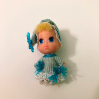 Vintage 1970s Mattel Liddle Baby Nappytime Baby Kiddle Doll