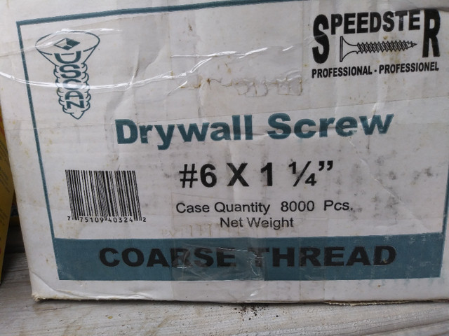 Dry wall screws and some Sheathing clips, in Hardware, Nails & Screws in Dartmouth