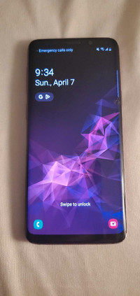 Samsung Galaxy S9 Cracked But Still Works Perfect $80