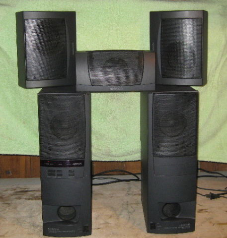 KENWOOD COMPLETE HOME THEATER SYSTEM (VINTAGE) in Stereo Systems & Home Theatre in St. Albert