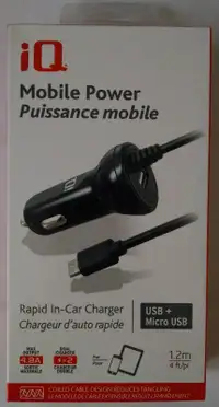 BRAND-NEW Android Micro USB Phone CAR Power Charger