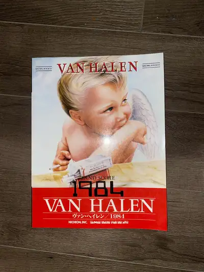 VAN HALEN - 1984 Japan Guitar Tab book, View more
