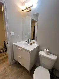 IKEA GODMORGON W31.5” floating bathroom vanity drawer cabinet