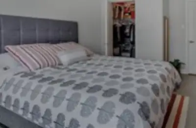 Full/double to Queen headboard and metal frame set, View more