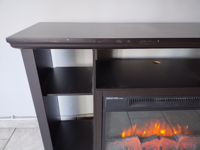 Electric Fireplace/TV Stand in Fireplace & Firewood in Sault Ste. Marie - Image 2