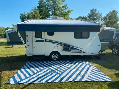 3000 lb light weight trailer sleeps 6-8 Full bathroom A/C BBQ TV included and everything you need to...