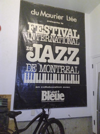 Montreal Jazz Festival Tarp 78 x 112 in