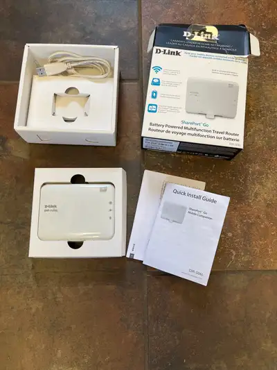 Dlink portable router, View more