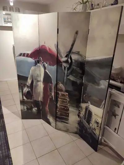 Canvas room divider, View more