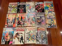About 12 X-Men and Wolverine Vintage comics left