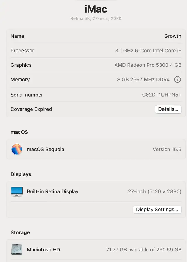 27" iMac63234936841985121
