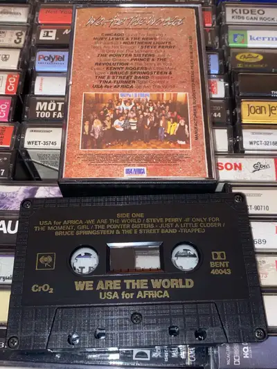 We Are The World USA For Africa Cassette Tape Album, View more