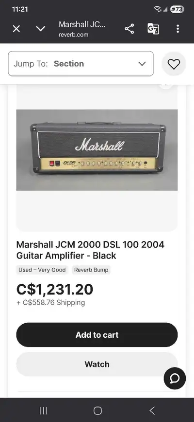 Marshall JCM 2000 DSL 100, View more