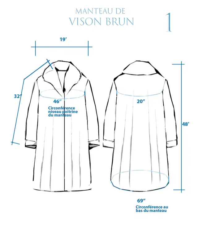 Manteau fourrure véritable en Vison / 2 choix in Women's - Tops & Outerwear in Shawinigan - Image 4