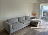 EQ3 Cello Couch with Right facing chaise 