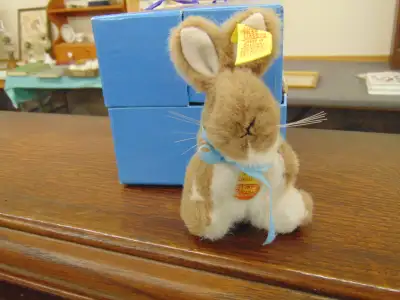 Steiff Manni Rabbit 1502/10 5” All Tags Included Vintage, View more