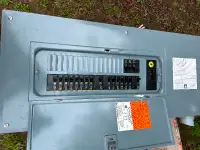 200 amp Electrical panel with brakers