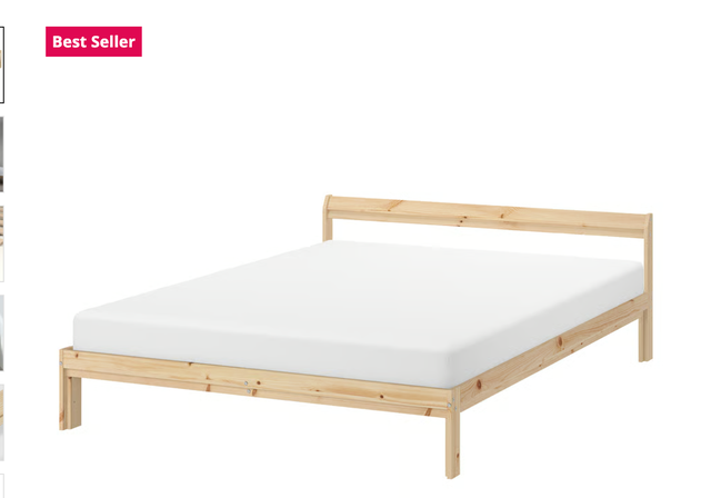 Bedframe - wooden IKEA in Beds & Mattresses in North Shore - Image 4