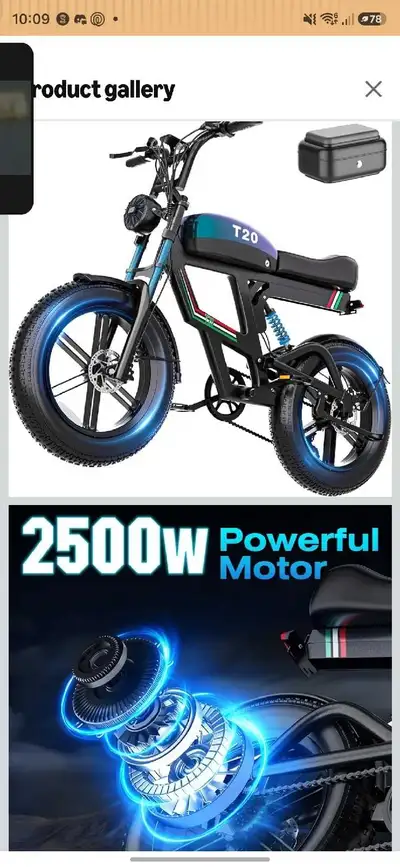Pretty much brand new had it for almost a month 250km on it, top speed 53kmh range upto 100max miles