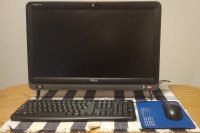 Large Fast 23" Dell all in one quad core desktop