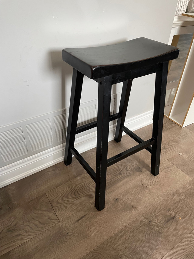 29” black bar stool  in Chairs & Recliners in Oakville / Halton Region - Image 2