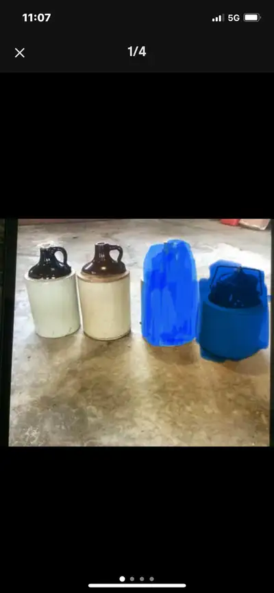 3 Vintage Gallon Crocks $15 each, View more