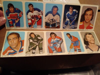 1972 Gerry Cheevers and others cards