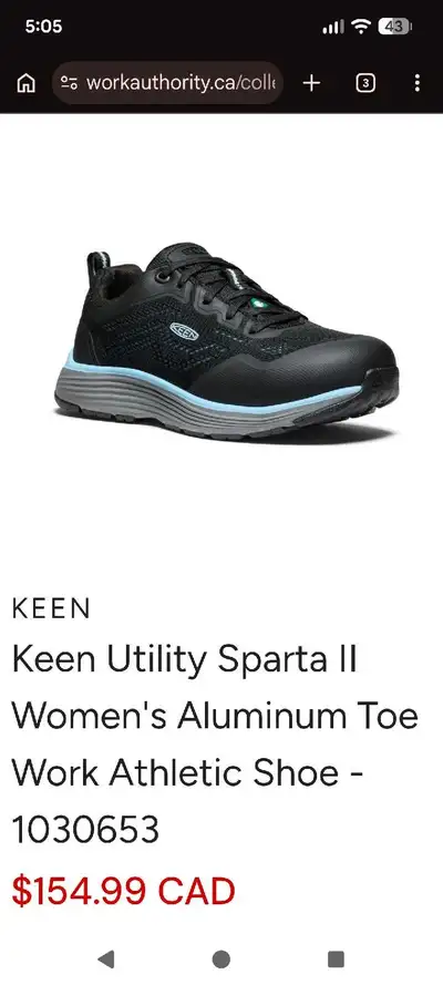 Keen Utility Sparta II Women's Aluminum Toe Work Shoes, View more